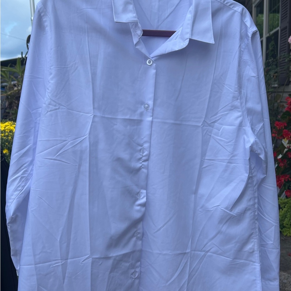 Elegant White Women's Blouse